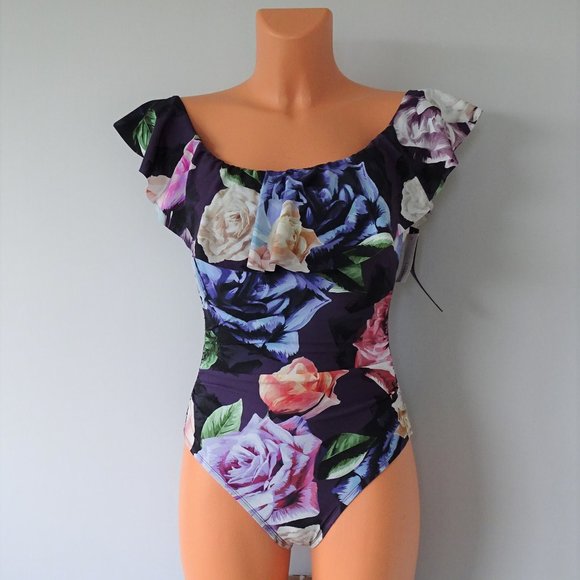 La Blanca Other - La Blanca Boom Off Shoulder One Piece Swimsuit NWT